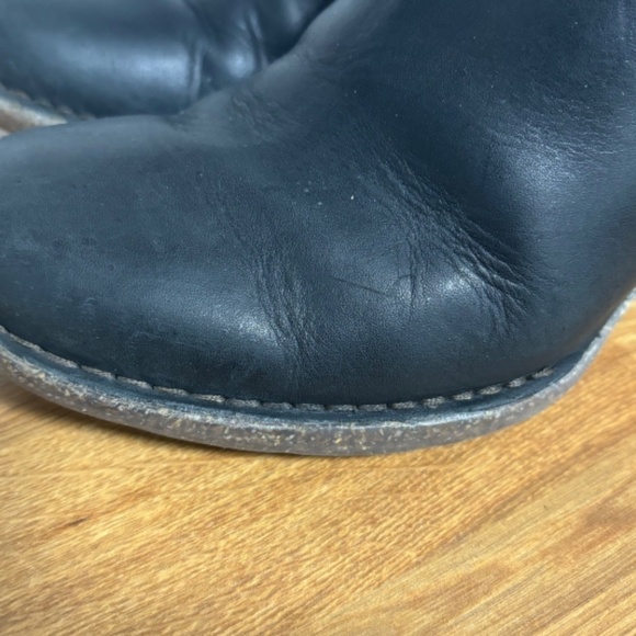 Clarks ladies Carleta Paris black leather ankle boots with size zip size 8.5 - Picture 5 of 14